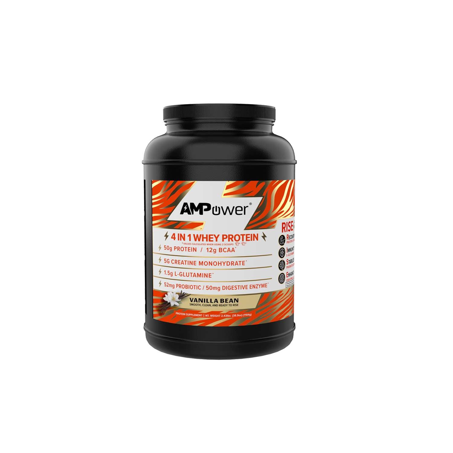 Vanilla Beans 4 In 1 Whey Protein Powder