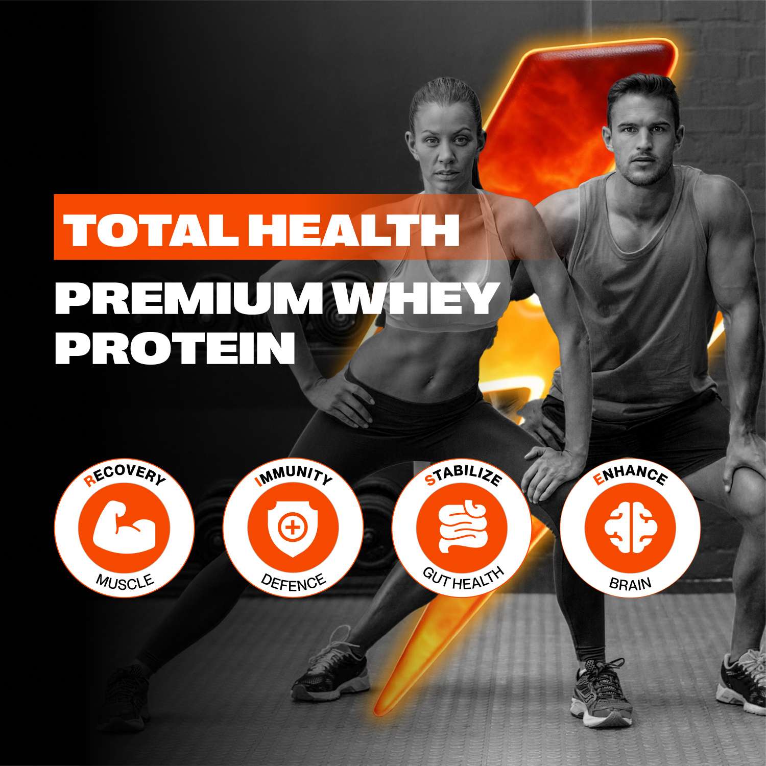 Chocolate Peanut Butter AMPOWER Whey Protein Case of 4 Jars